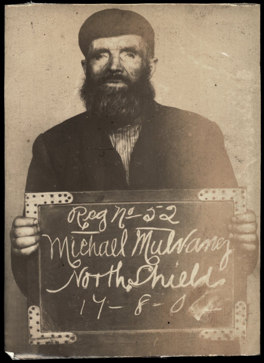 Michael Mulvaney, arresterad för fylleri och tiggeri, North Shields, Storbritannien, 1904 av Unbekannt Unbekannt