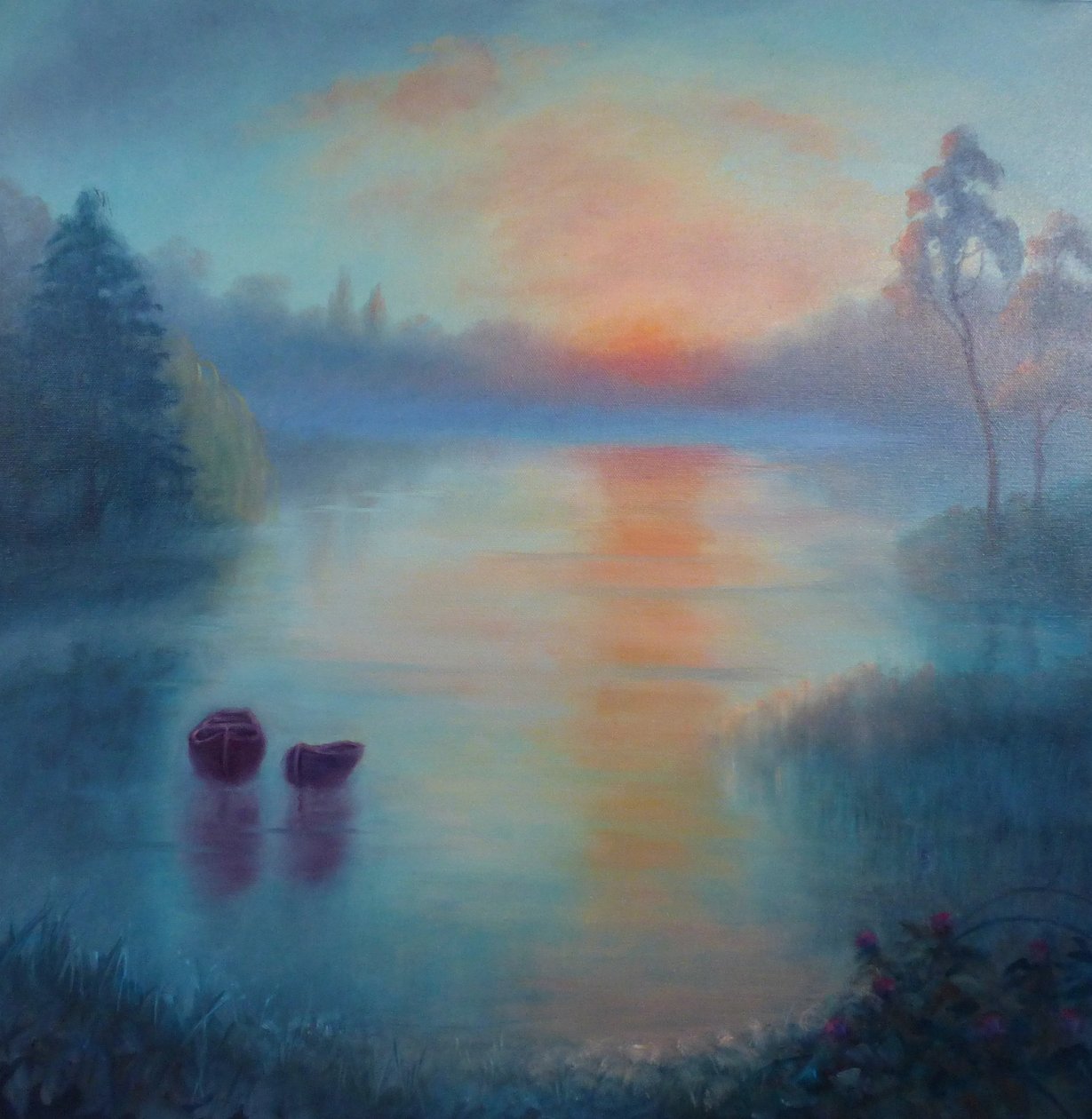 Morgondrift, 2018, av Unbekannt Unbekannt