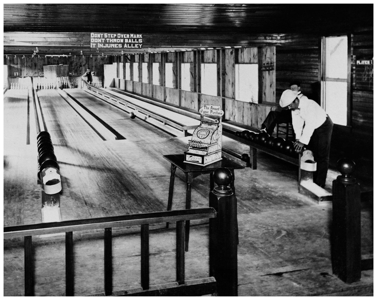 Olentangy Park bowlingbanor, Columbus, Ohio av Unbekannt Unbekannt