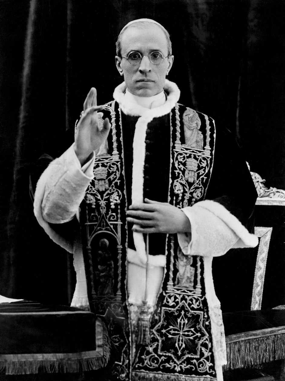En av de första bilderna av påven Pius XII efter hans kröning, Rom, 1939 av Unbekannt Unbekannt