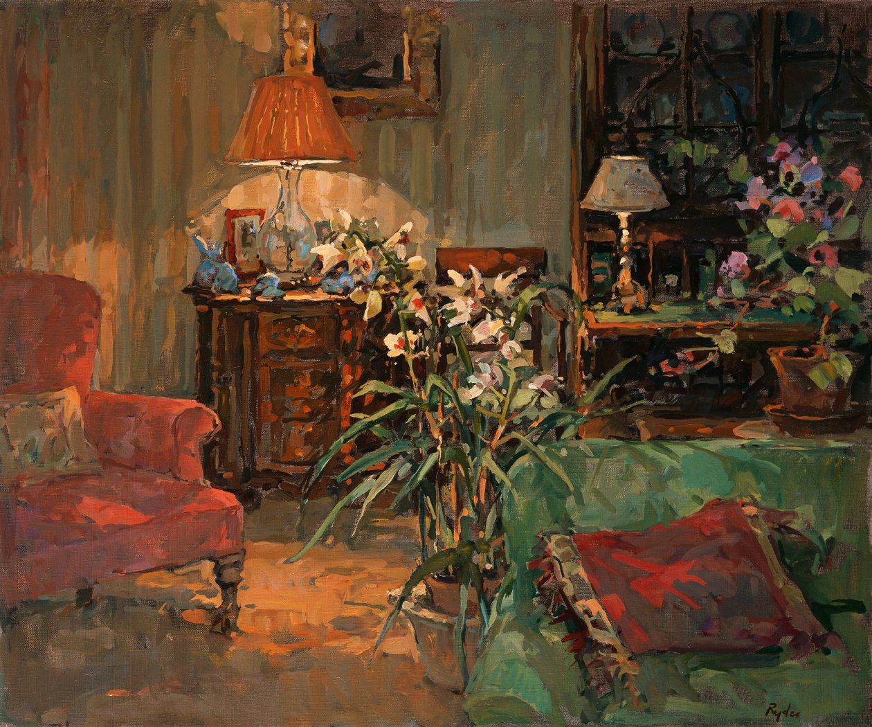 Orchid by Lamplight av Unbekannt Unbekannt