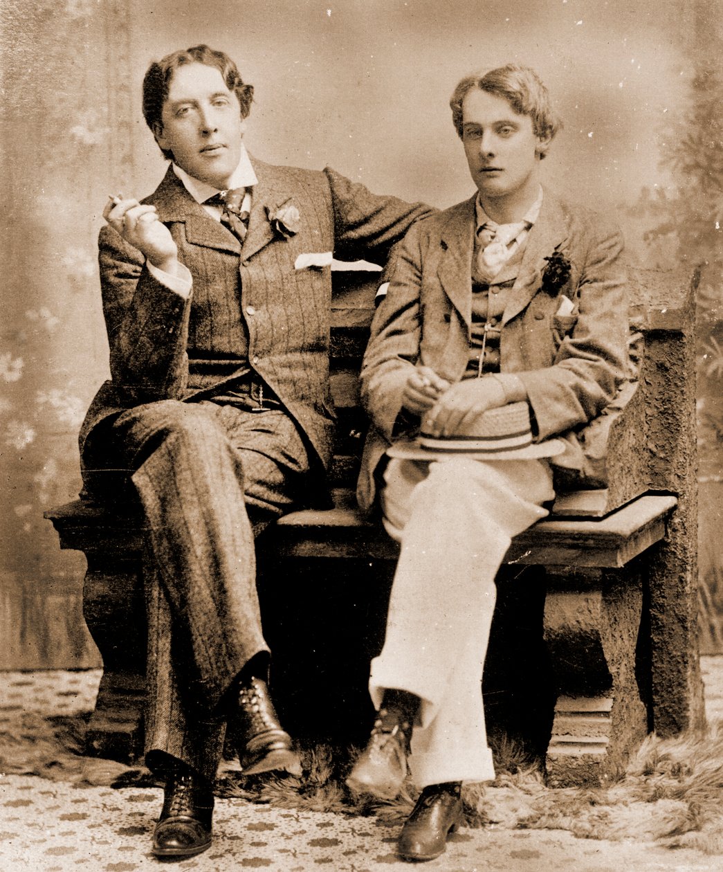 Oscar Wilde och Lord Alfred Douglas, 1894 av Unbekannt Unbekannt
