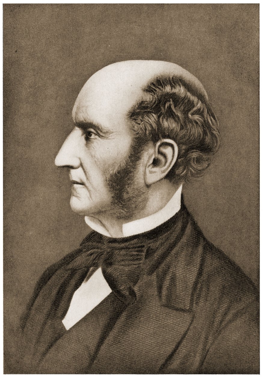 Porträtt av John Stuart Mill, 1911 av Unbekannt Unbekannt
