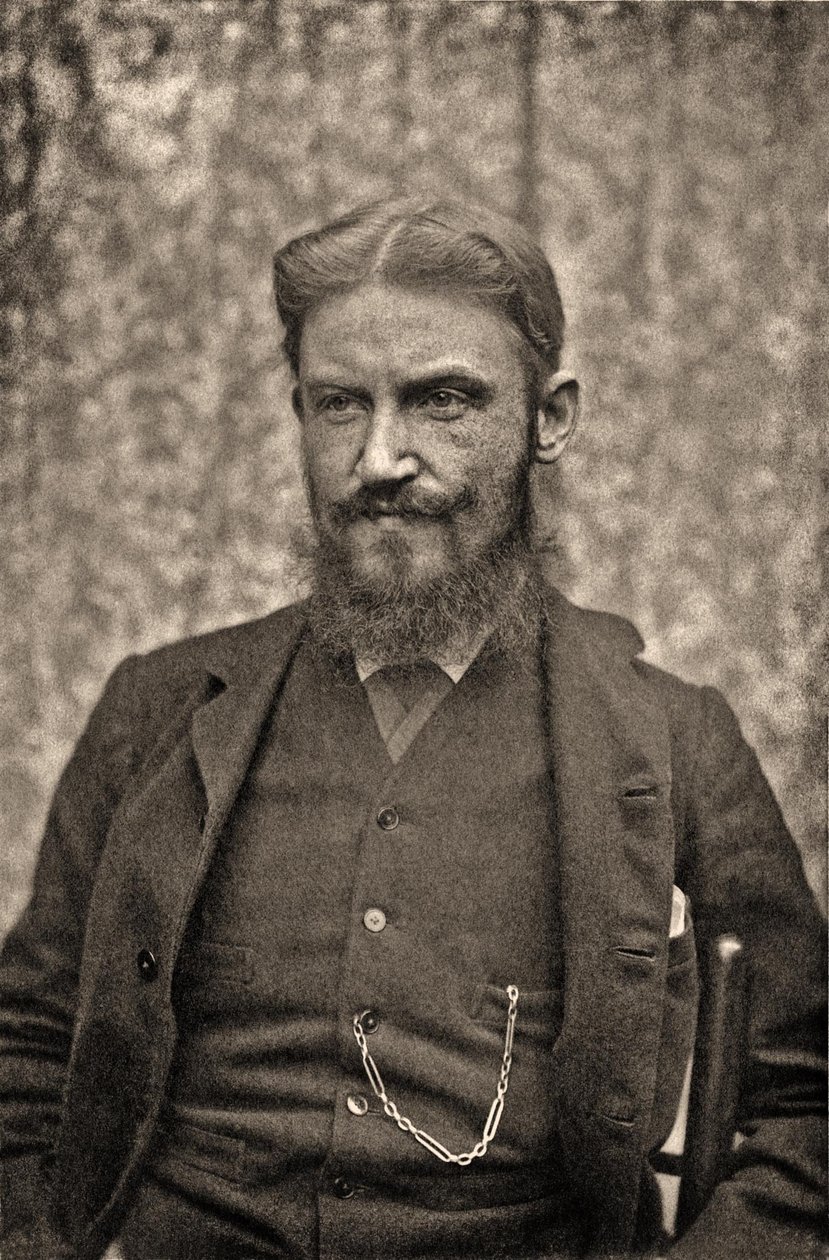 Porträtt av George Bernard Shaw, ca 1889 av Unbekannt Unbekannt