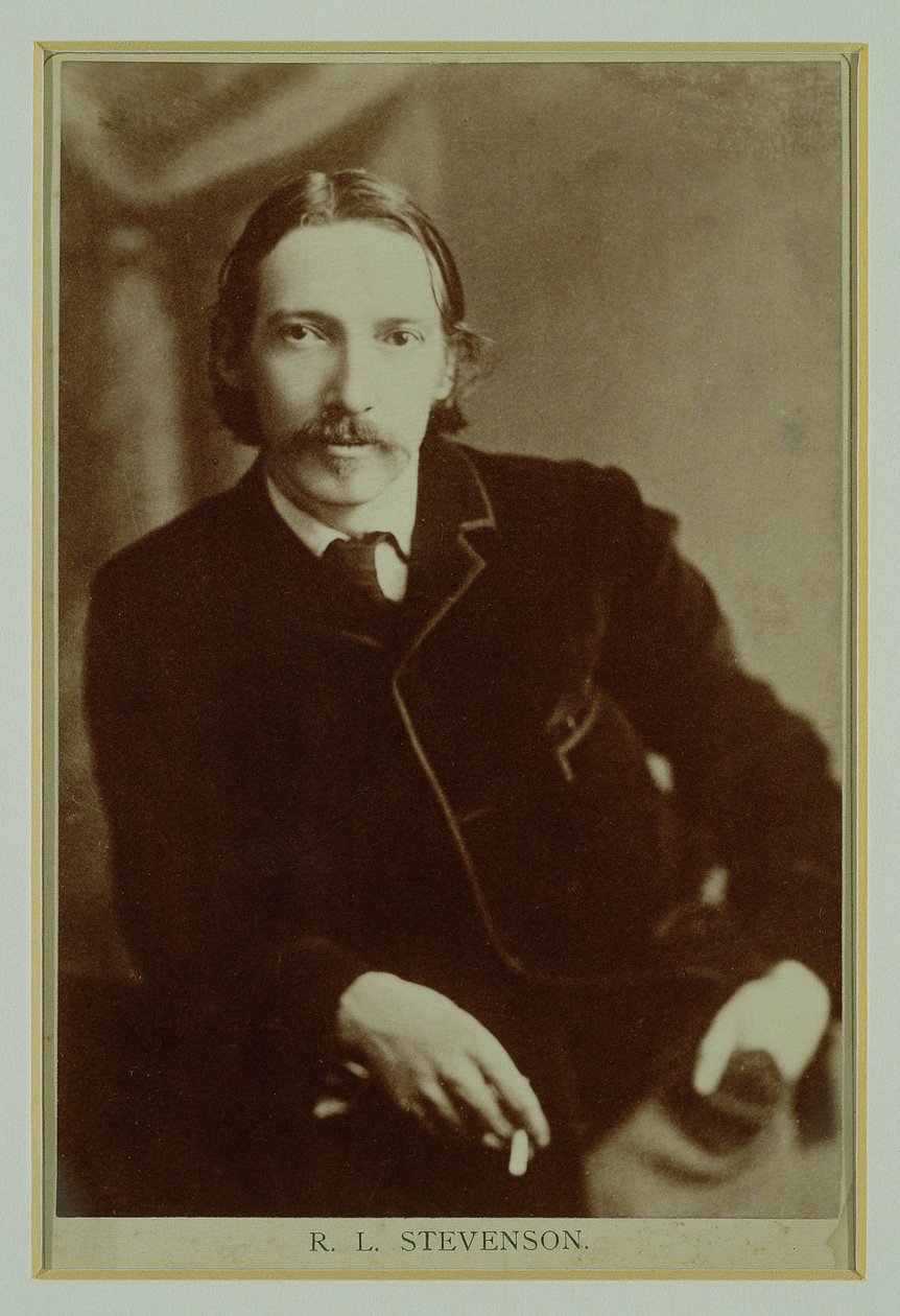 Porträtt av Robert Louis Balfour Stevenson av Unbekannt Unbekannt