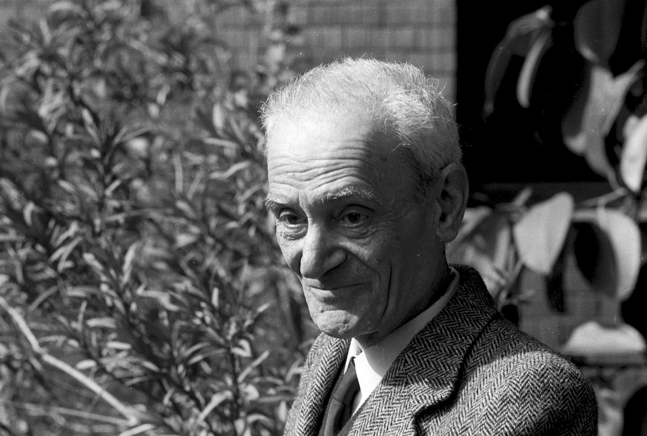 Porträtt av den italienske poeten Giorgio Caproni, 1985 av Unbekannt Unbekannt