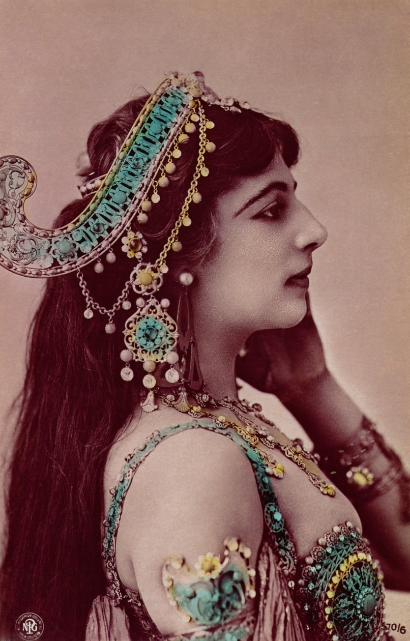 Vykort av Mata Hari av Unbekannt Unbekannt