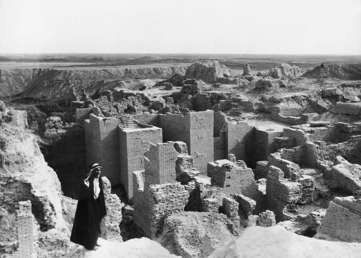 Ruins Of Babylon, Babylon, Irak, 25 april 1932 av Unbekannt Unbekannt