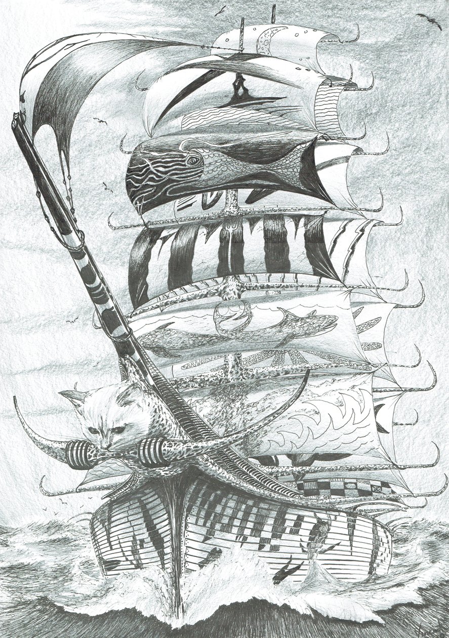Stormskaparna Celebes Sea, 2018, av Unbekannt Unbekannt