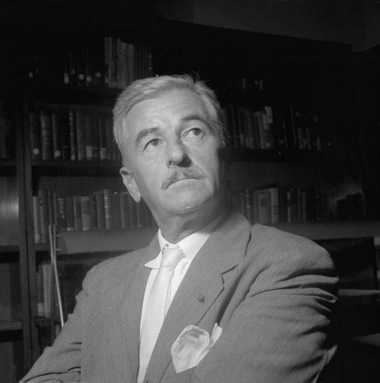 Den amerikanske författaren William Faulkner, 14 september 1955 av Unbekannt Unbekannt