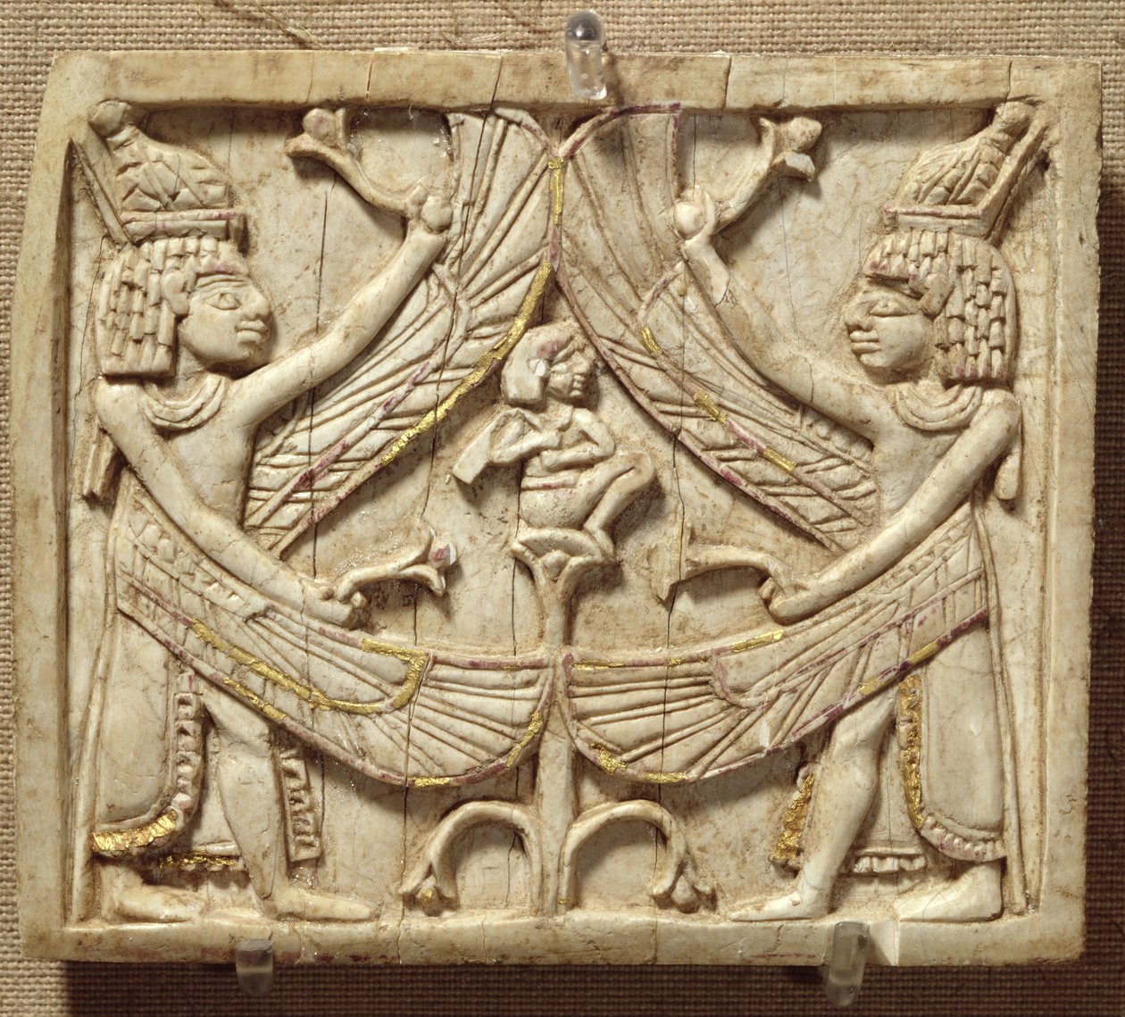 Bevingade genii, assyrisk period, c.750 f.Kr av Unbekannt Unbekannt