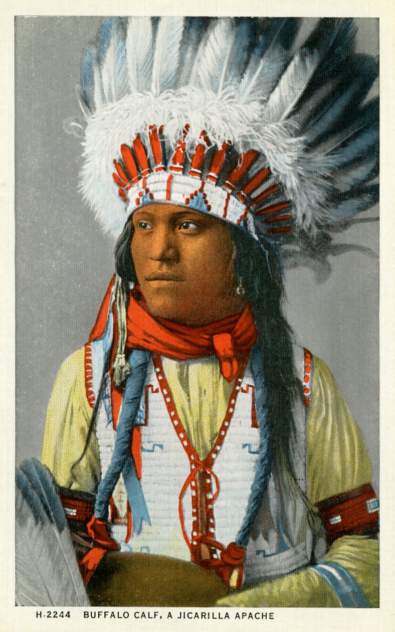 En Jicarilla Apache American av Unbekannter Künstler