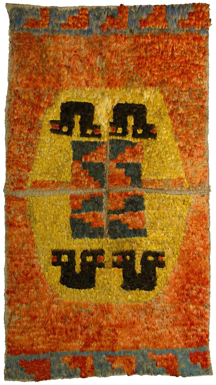 En Nazca-Huari fjädertunika, ca. 700-1100 av Unbekannt