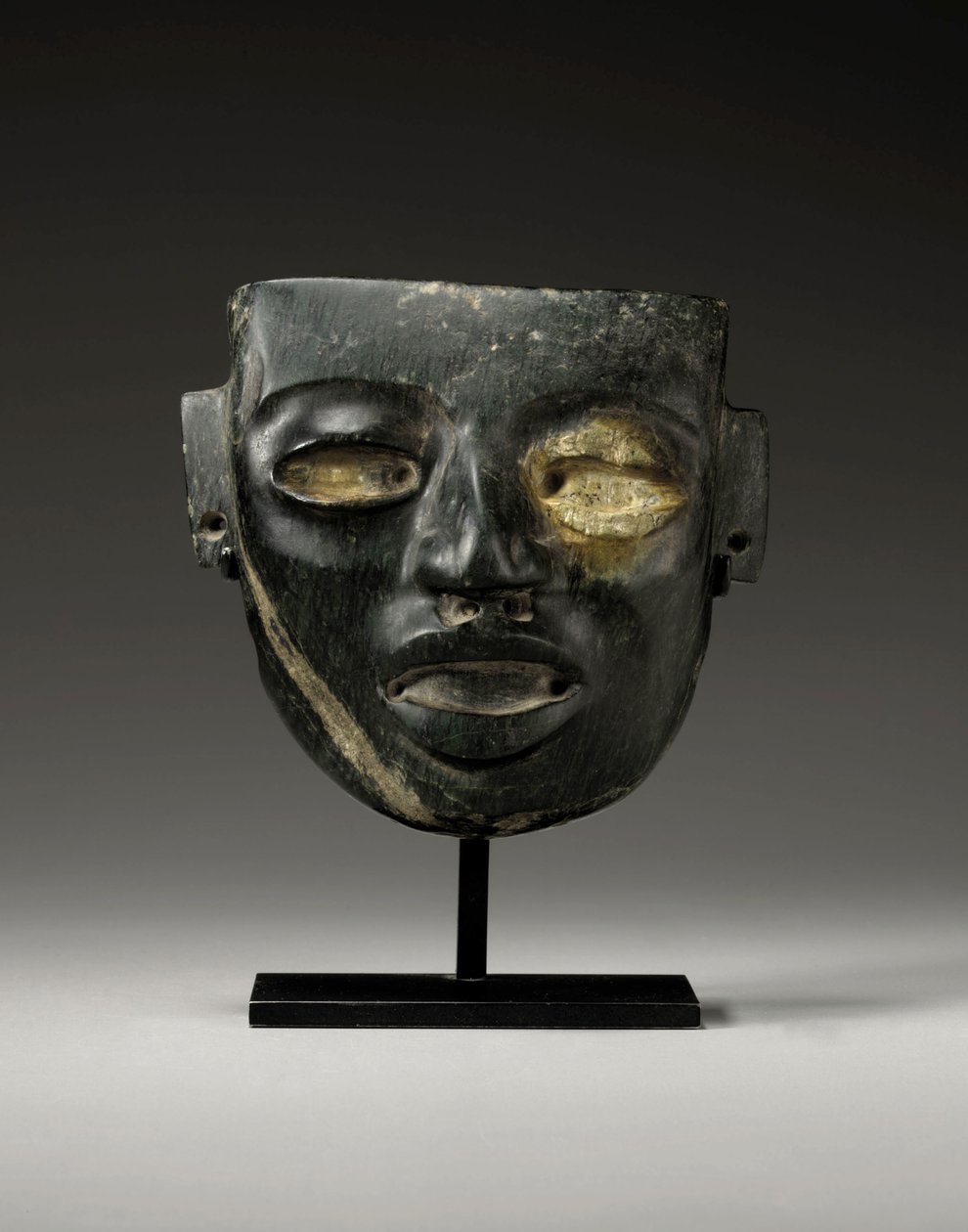 En Teotihuacan stenmask, snidad med en dignitärs ungdomliga ansikte, ca 450-650 av Unbekannt