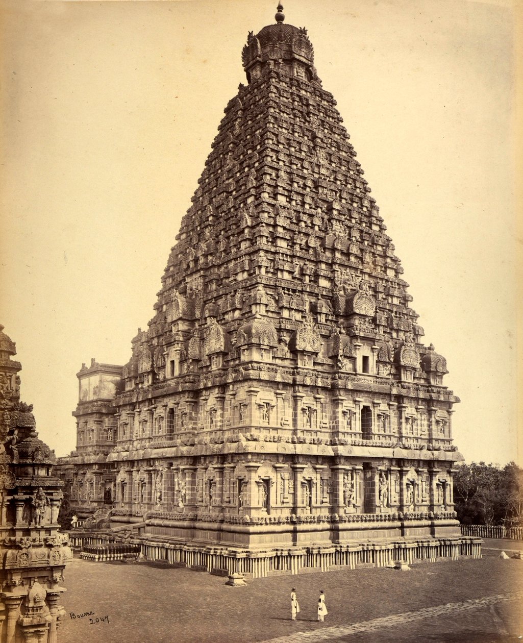En stor pagod i Indien av Unbekannter Künstler