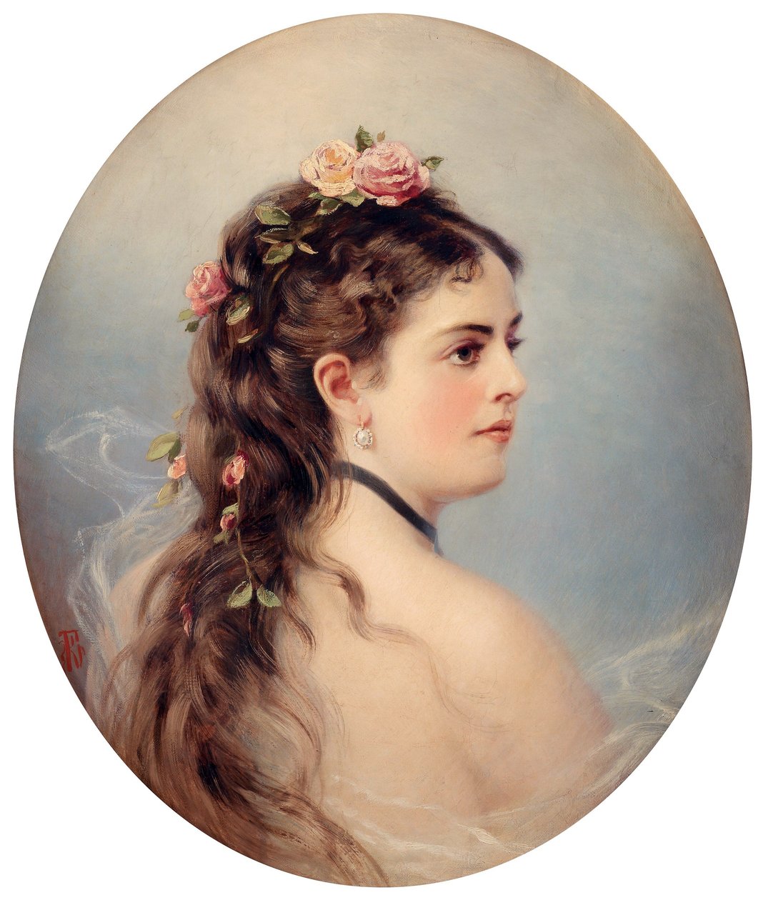 Adela-Juana-Maria, känd som Adelina Patti (olja på duk) av Unbekannter Künstler