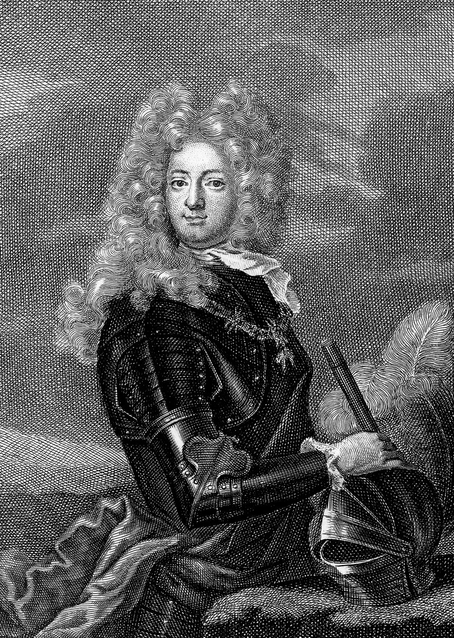 Adrien Maurice greve av Ayen 1678-1766 , 3:e hertig av Noailles (gravyr) av Unbekannter Künstler