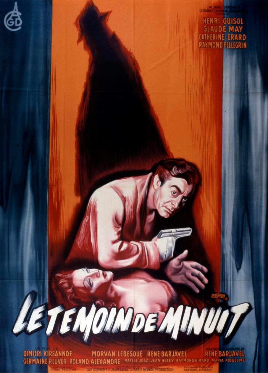 Filmaffisch The Midnight Witness Dimitri Kirsanoff 1953 av Unbekannt