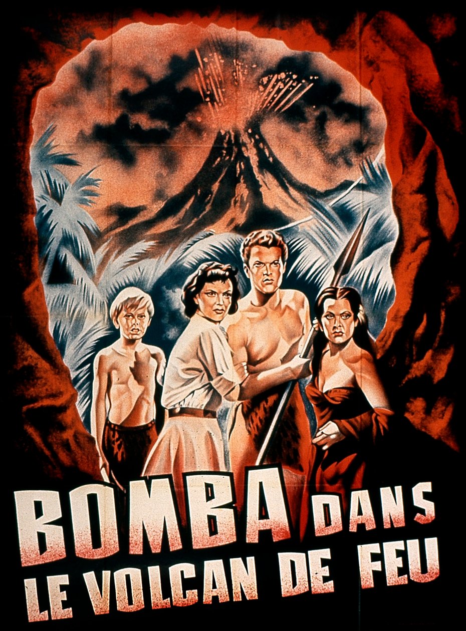FordBeebes The Lost Volcano filmaffisch med Johnny Sheffield och Donald Woods 1950 av Unbekannt