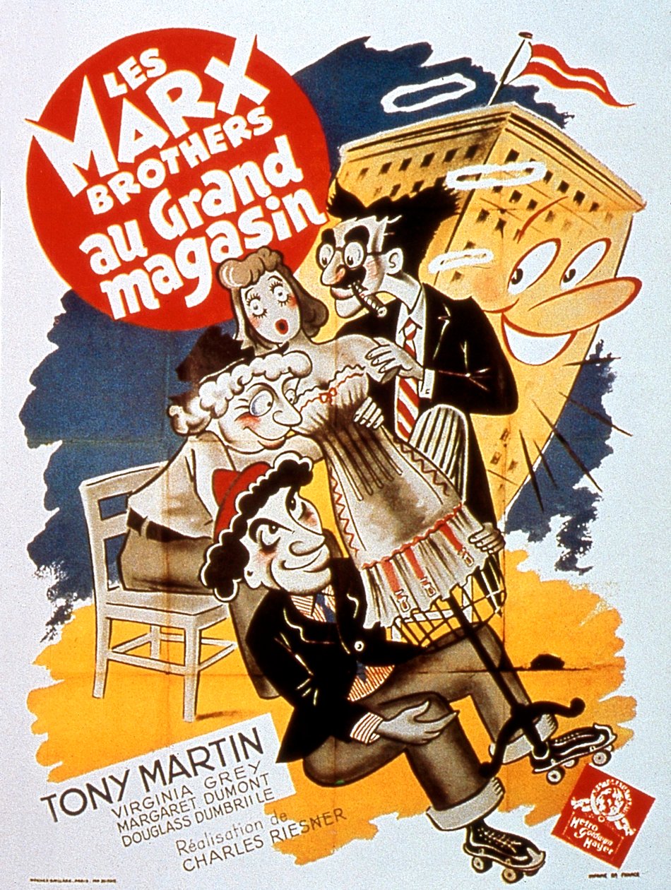 Affisch för filmen The Marx Brothers på Charles Reisners varuhus med Tony Martin 1941 av Unbekannt