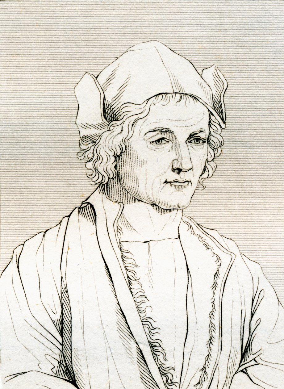 Albrecht Dürers far, efter en målning av Albrecht Dürer 1497, från 