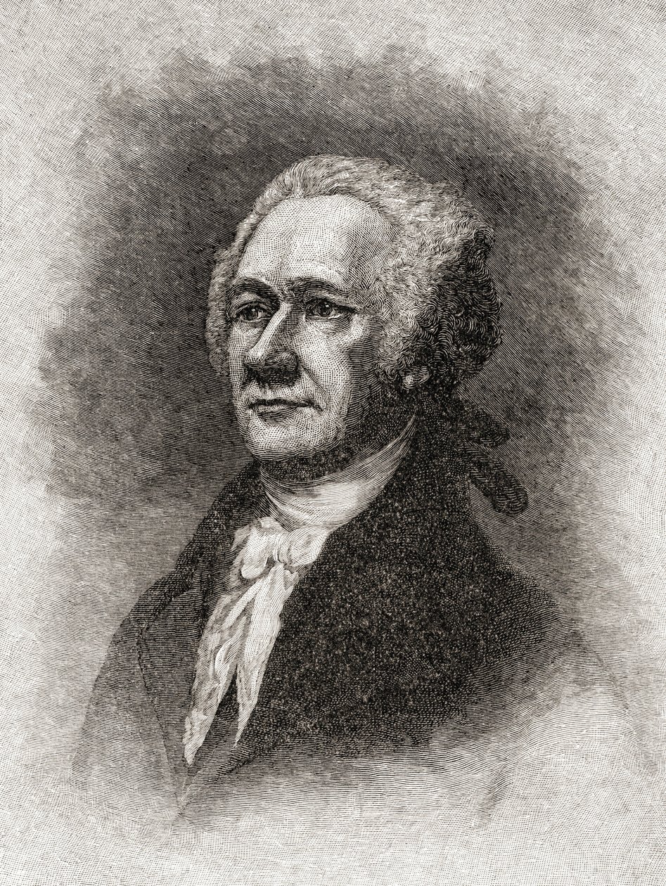 Alexander Hamilton av Unbekannter Künstler