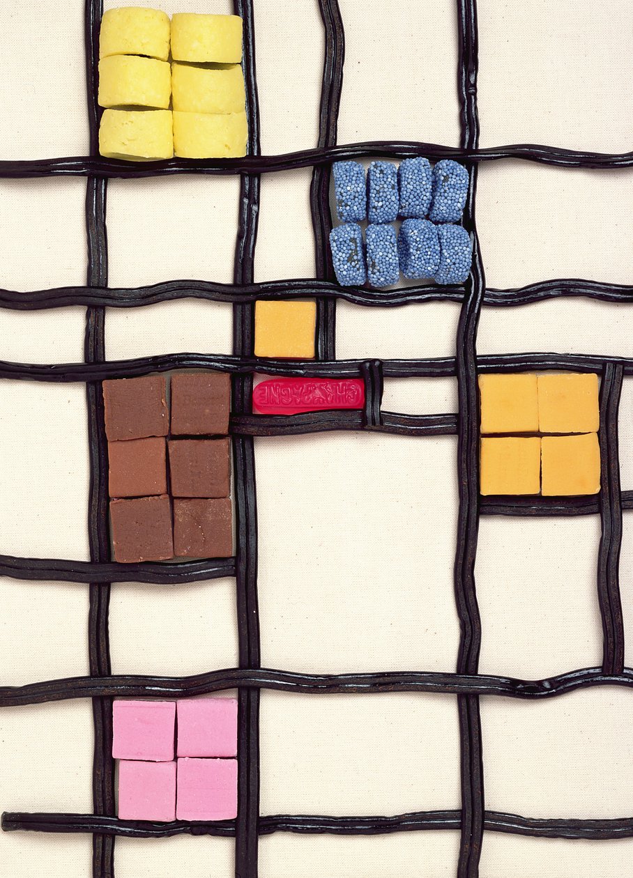 Allsorts 1 (efter Mondrian) 2003 (foto) av Unbekannter Künstler