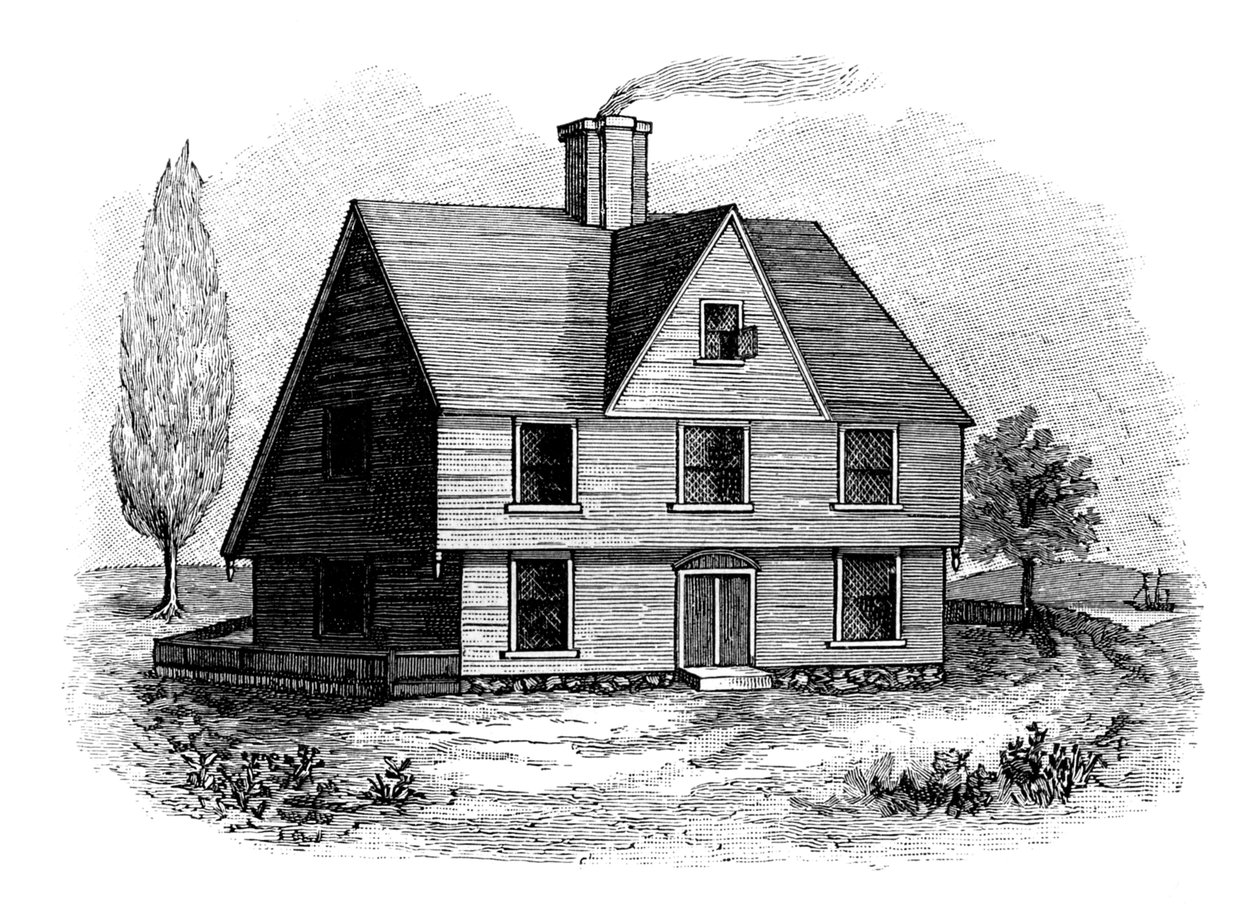 "Allyn House, New Plymouth av Unbekannter Künstler