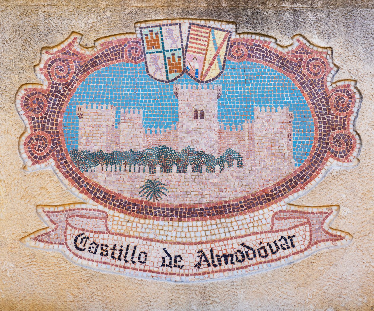 Almodovar del Rio, Cordoba-provinsen, Spanien. av Unbekannt