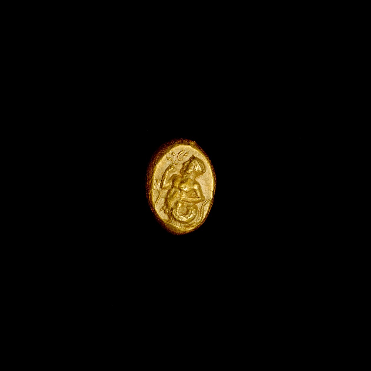 Antikt grekiskt mynt, Mysien, Kyzikos Electrum hekte, c 475Ð410 BC, Kekrops (foto) av Unbekannter Künstler