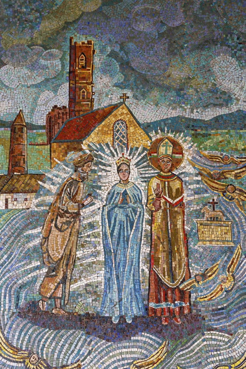 Bebådelsebasilika: Irländsk mosaik, Nasaret, Israel av Unbekannt