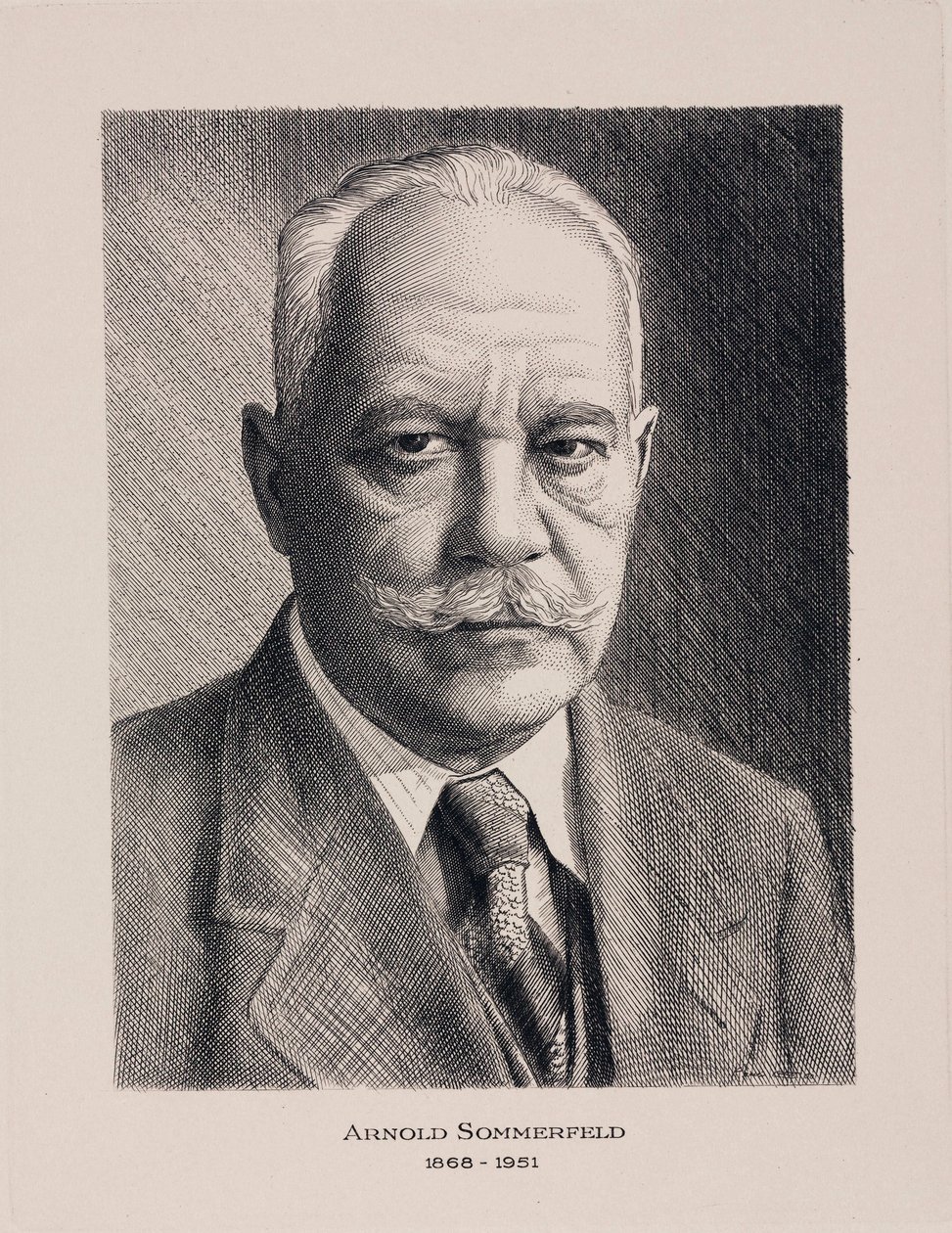 Arnold Sommerfeld, tysk fysiker, c1930 av Unbekannt
