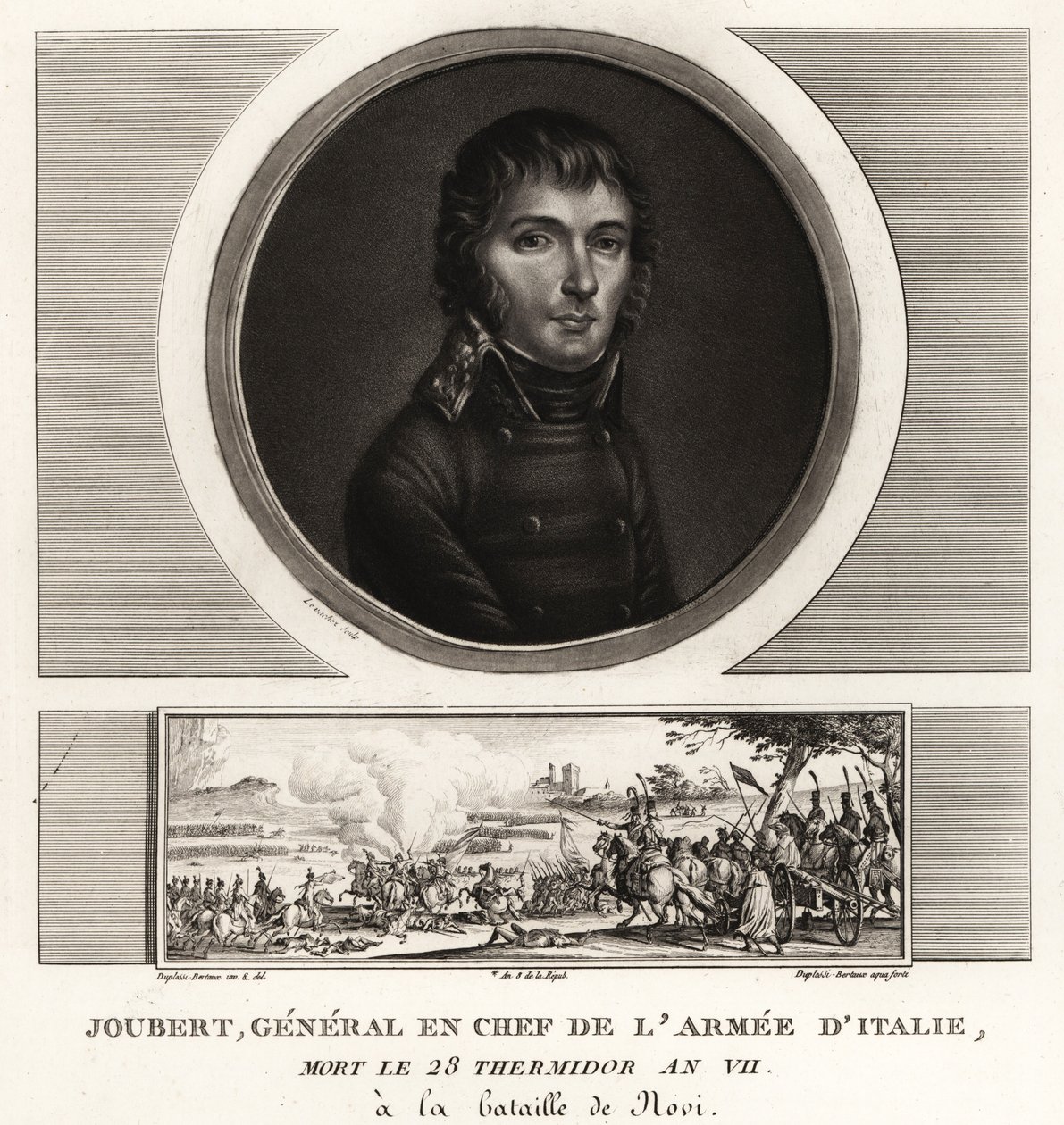 Barthelemy Catherine Joubert, general och chef för den italienska armén av Unbekannt