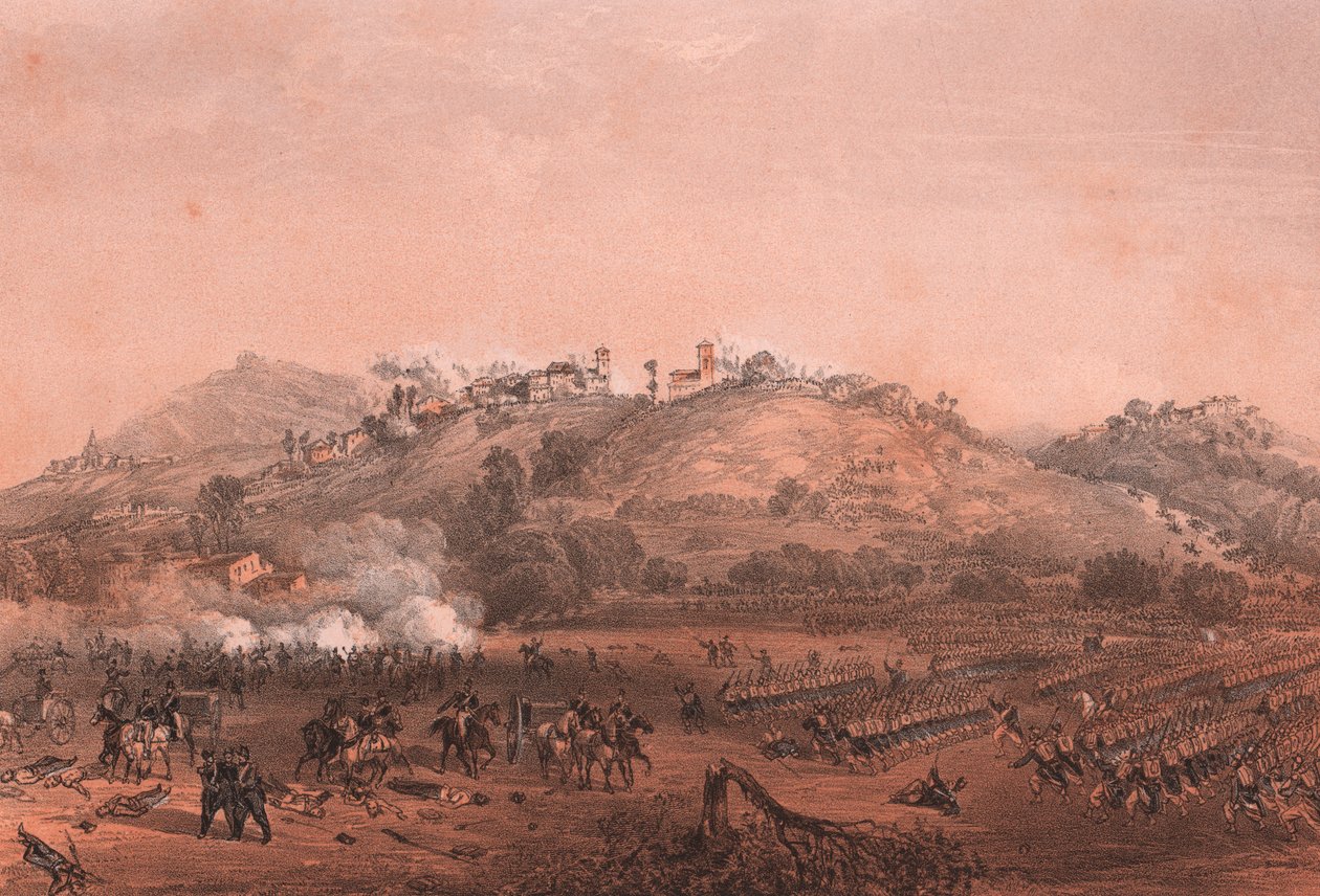 Slaget vid Montebello, Lombardiet av William M. Timlin