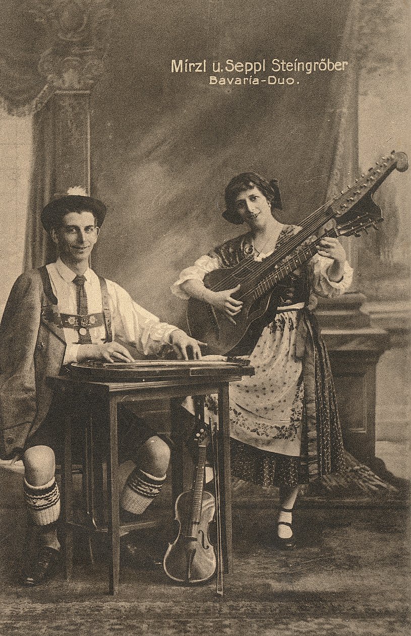 Bavaria-Duo, Tyskland, ca 1910 (vykort) av Unbekannter Künstler