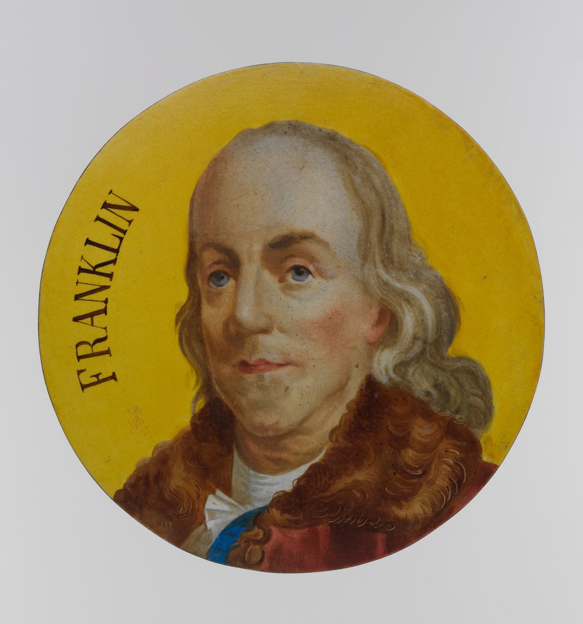Benjamin Franklin (fajans) av Unbekannt