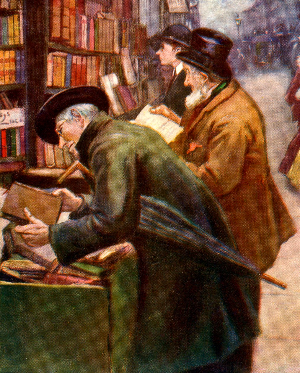 Bookstall, London av Unbekannter Künstler