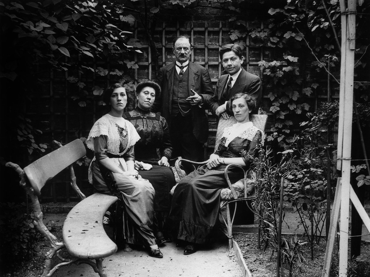 Familjen Bourgeois före 1914 av Unbekannter Künstler