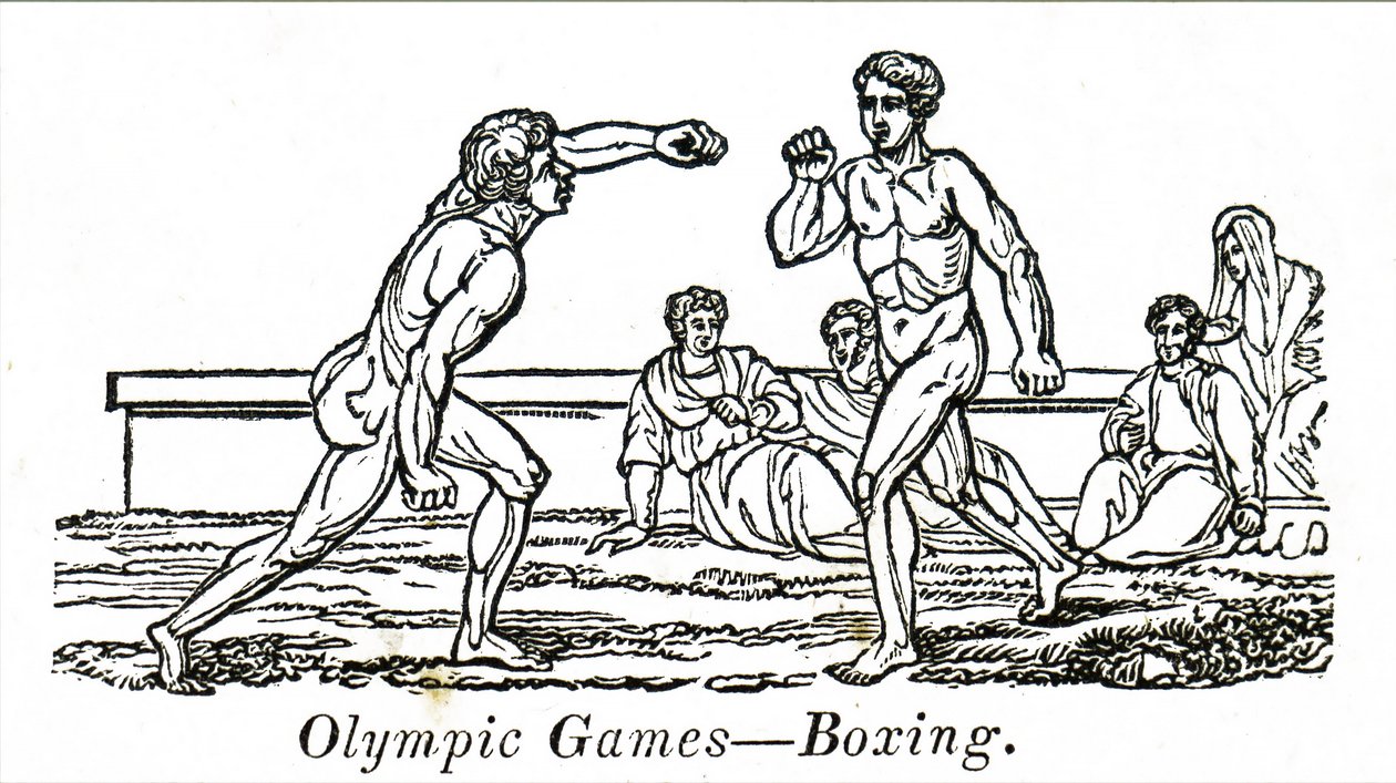 Boxare i gamla olympiska spel av Unbekannt