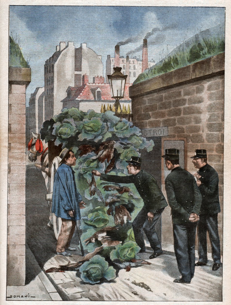 Braconnier i Paris. Tjuvjakt i Paris. av Nicolas Liez
