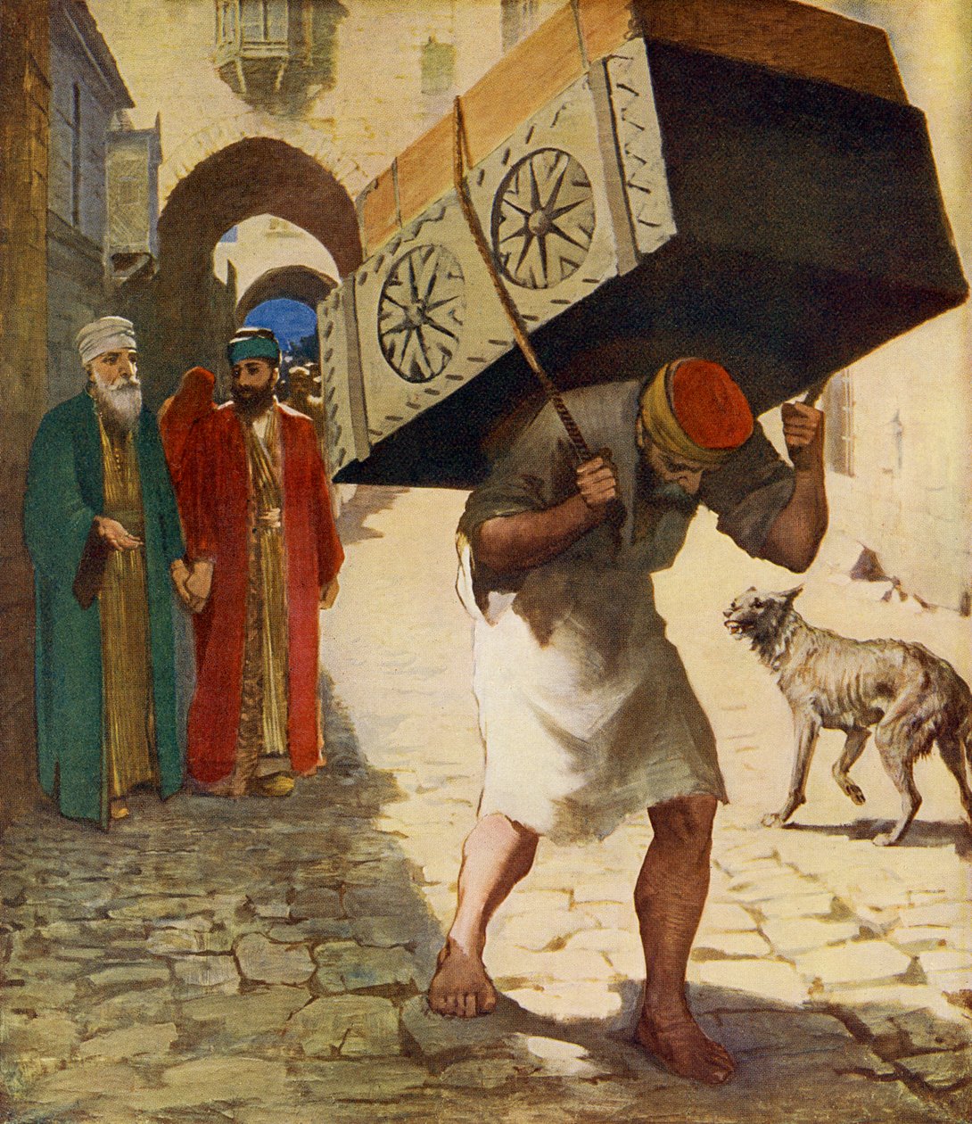 Lastbärare, Jerusalem av Unbekannter Künstler