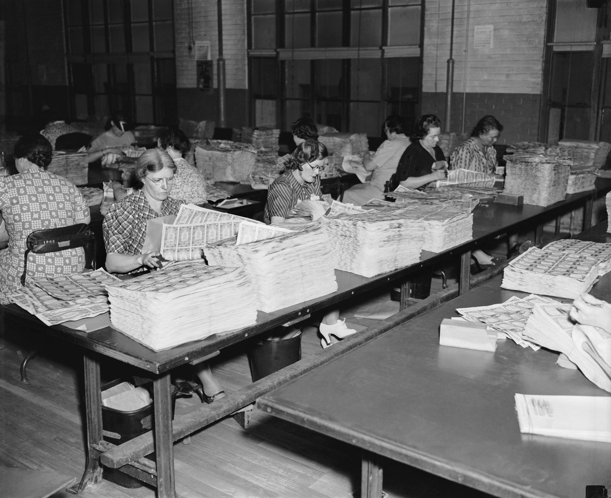 Bureau Of Engraving Workers (s/v foto) av Unbekannt