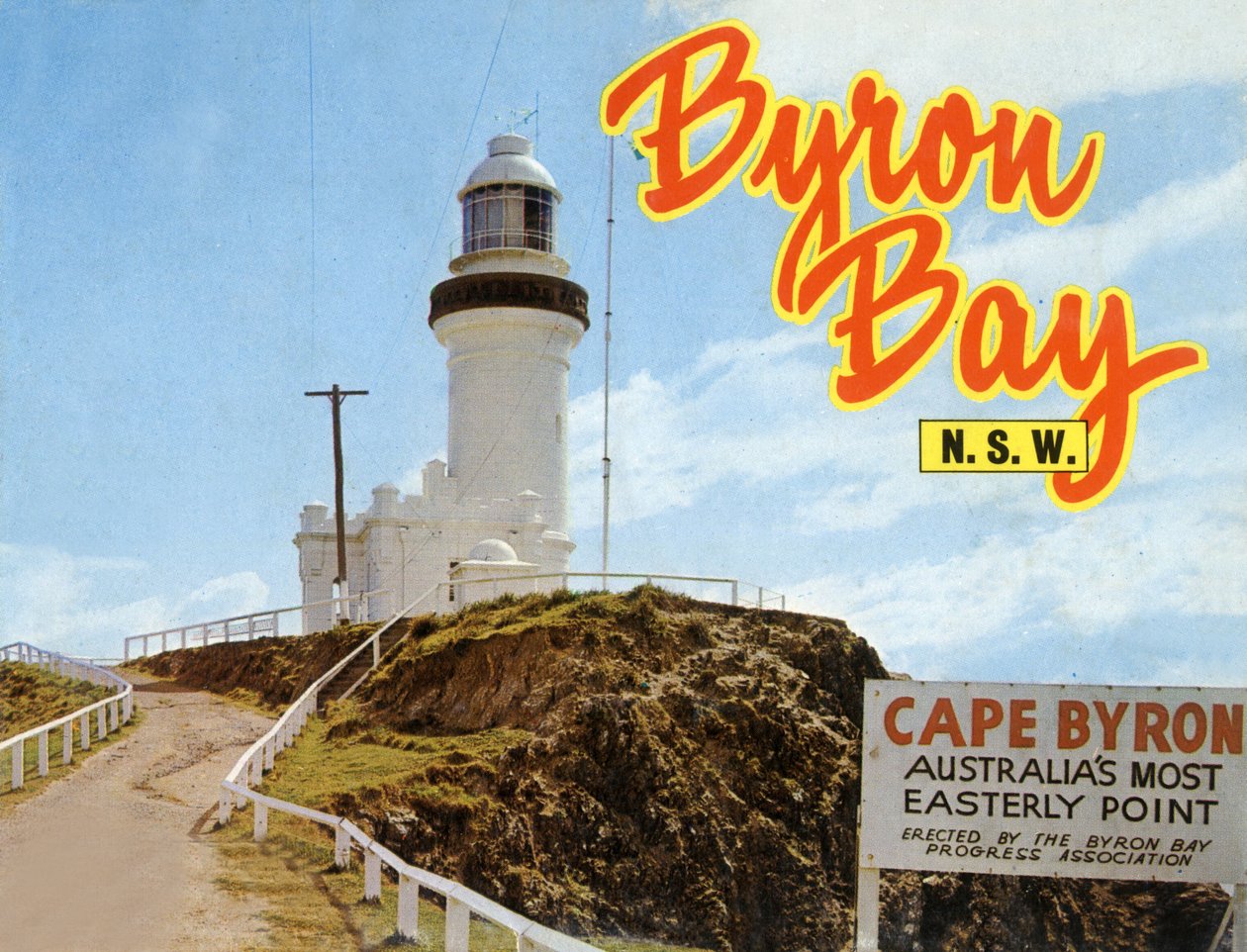 Byron Bay, Australien: strålkastare, ca. 1970 (vykort) av Unbekannter Künstler