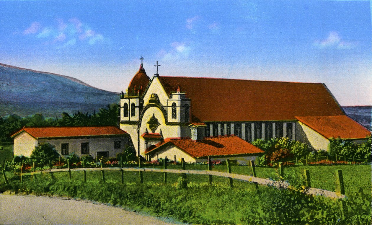 Kalifornien: El Carmel Mission av Unbekannter Künstler