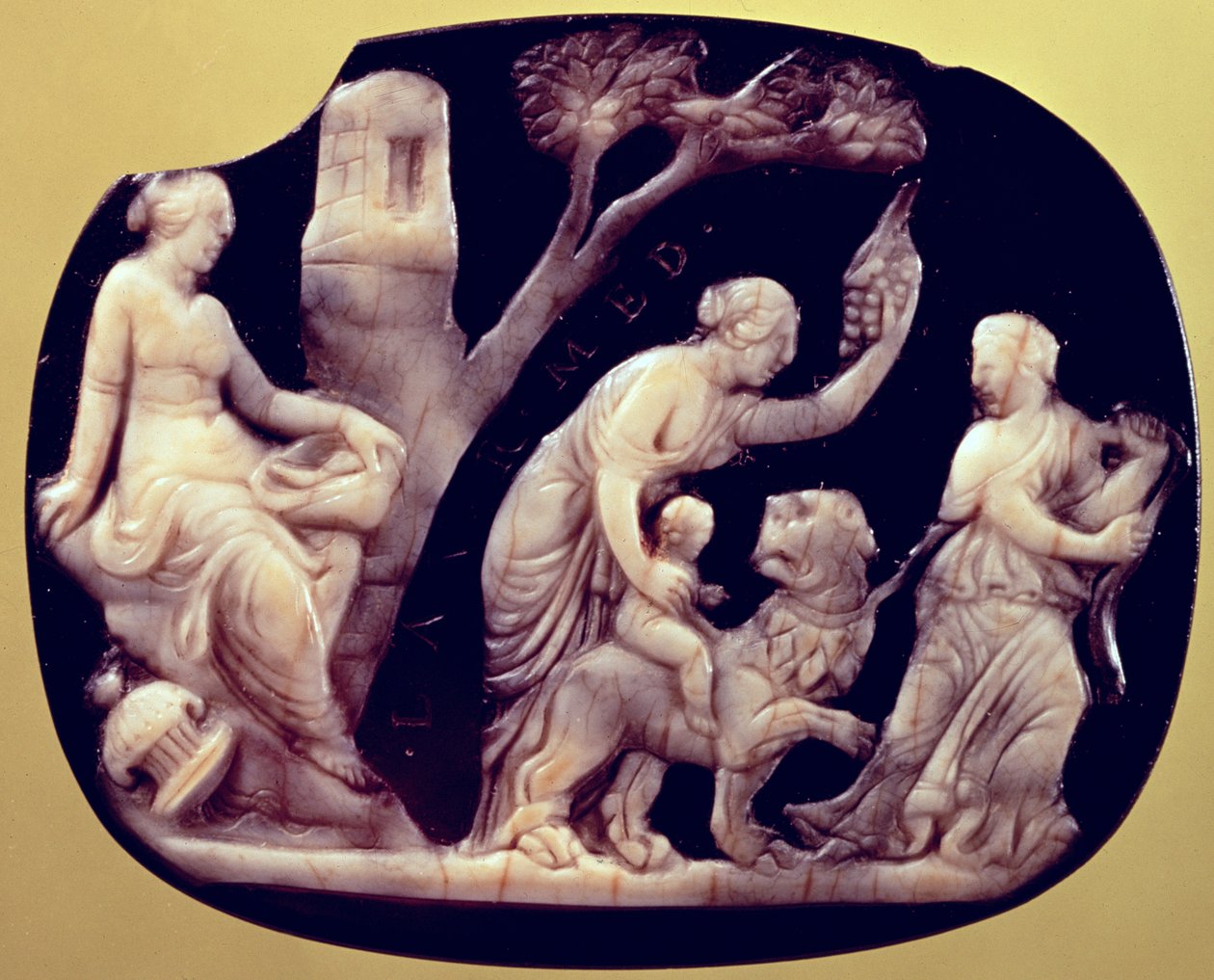 Cameo av Dionysos barndom av Unbekannt