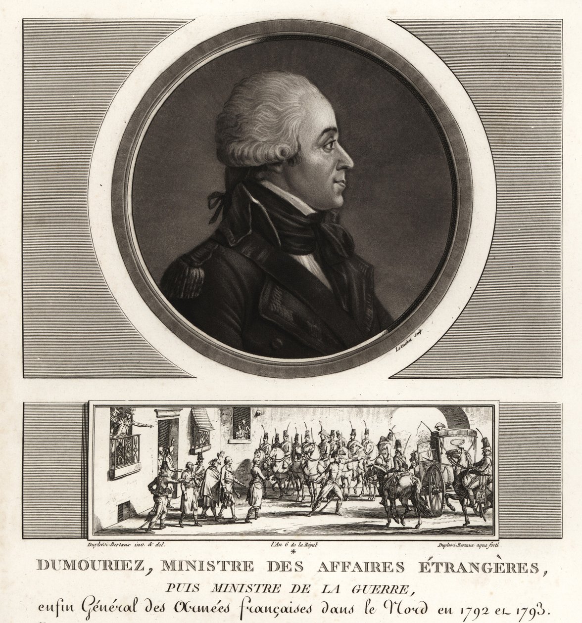 Charles-Francois du Perier Dumouriez, fransk general under de franska revolutionskrigen av Unbekannt