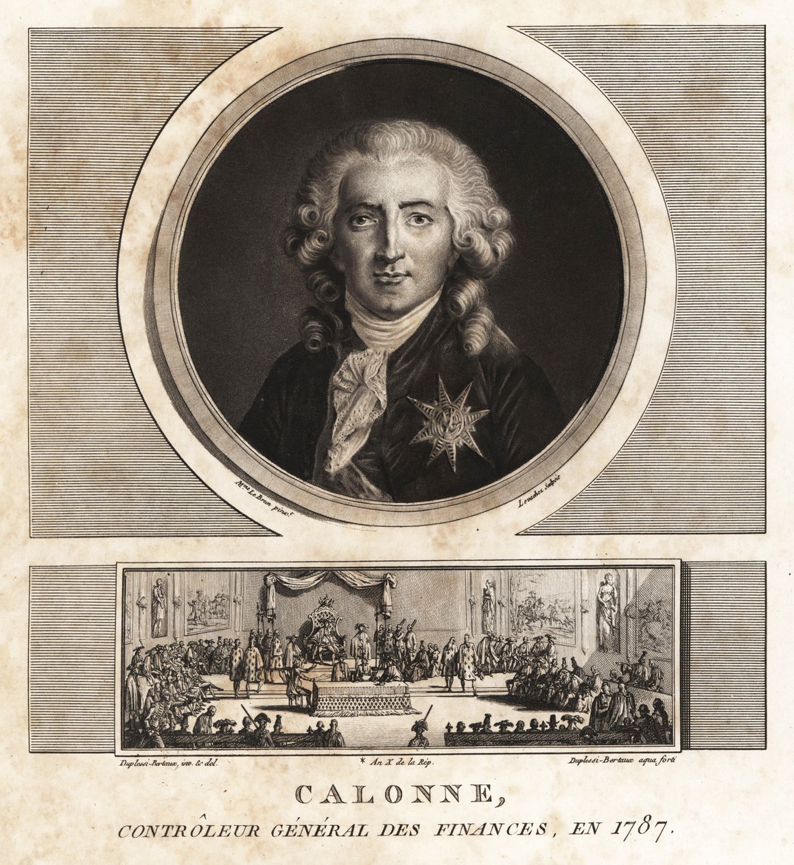 Charles Alexandre de Calonne, ekonomichef av Unbekannt