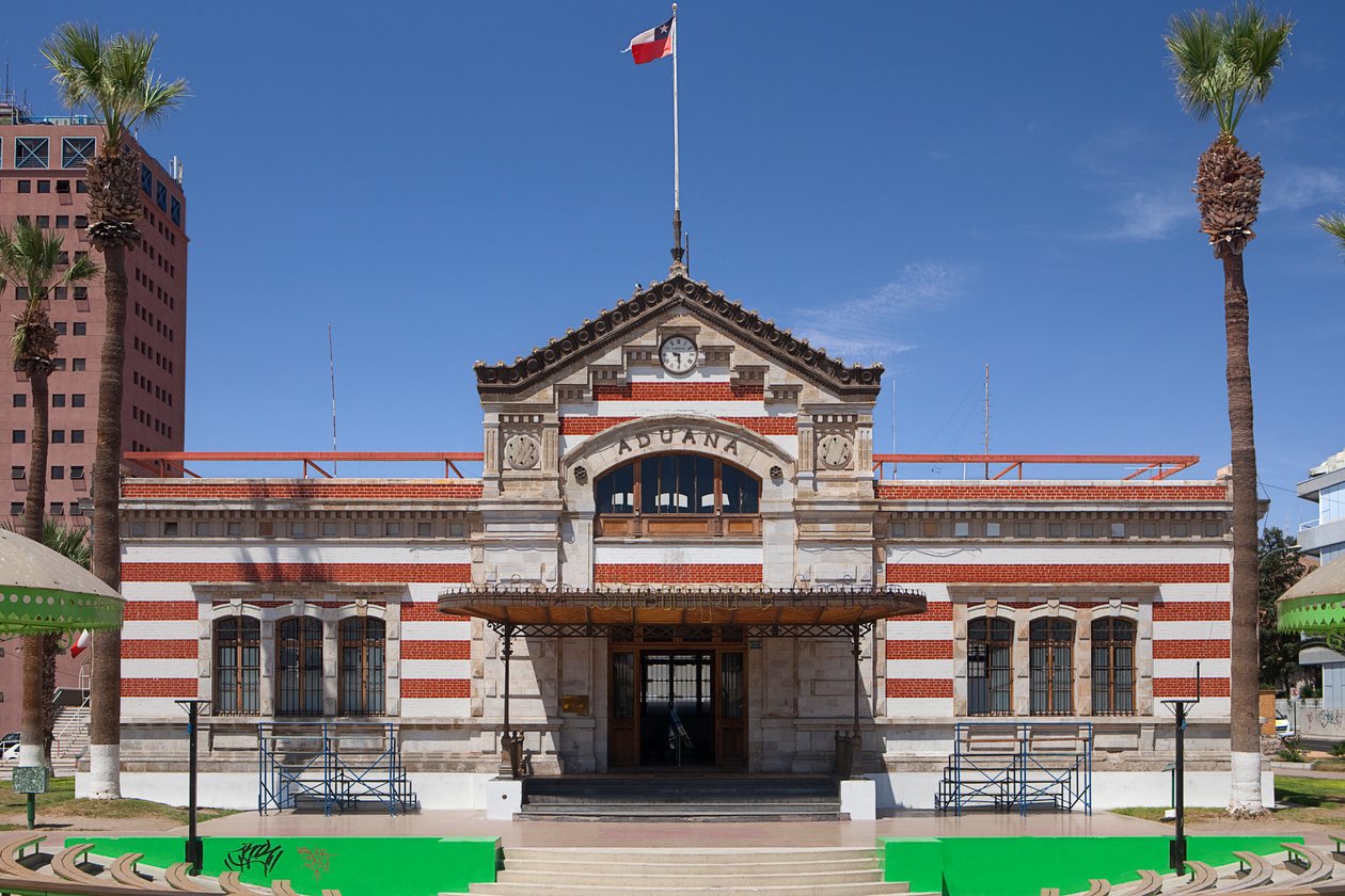 Chile, Arica city, House of Culture (tull), utställningscenter designat av Gustave Eiffel av Unbekannt