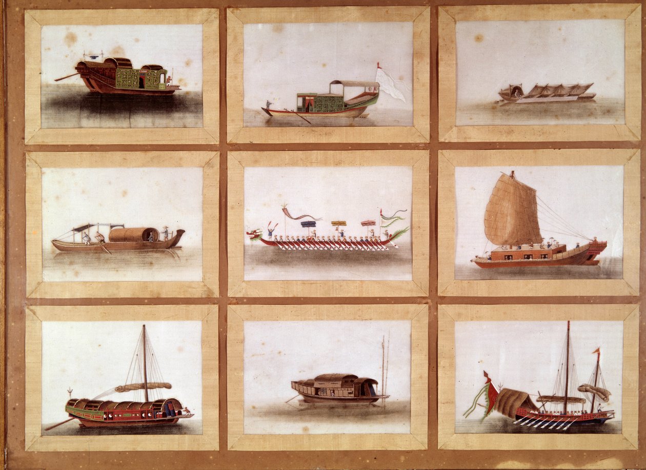 Kinesisk skräp från den store Zheng He (Zheng-He eller Cheng Ho) (1371-1433) eller Hajji Mahmud (arabiskt namn) kinesisk eunuck och marin upptäcktsresande. av William M. Timlin