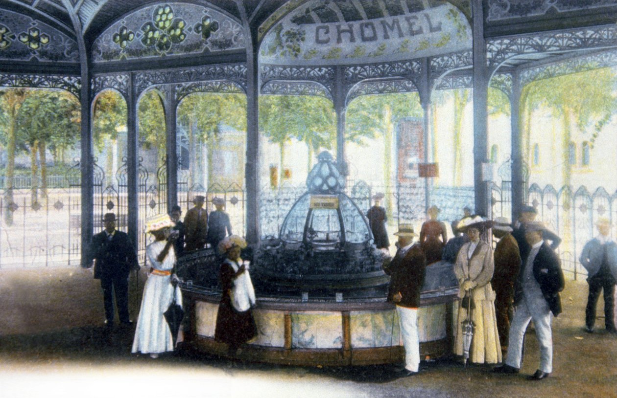 Chomel-källan i Vichy, ca 1910 (vykort) av Unbekannter Künstler
